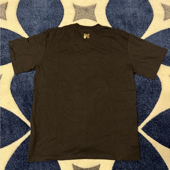 Palm Angels PA Fire Logo Black T-Shirt Size Large - Picture 4 of 4